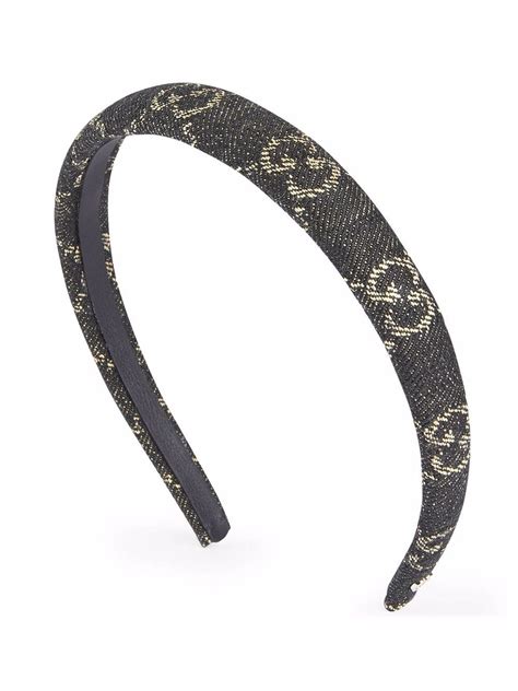 black and white gucci headband|Gucci denim headband.